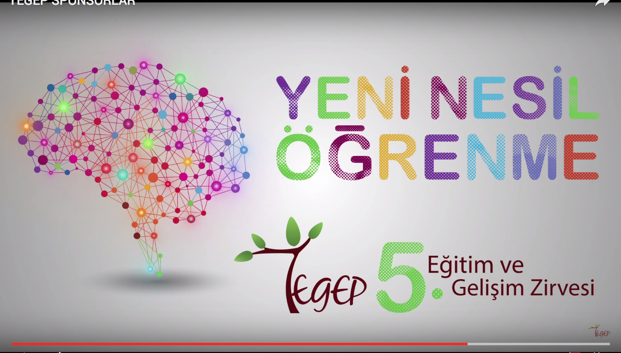 TEGEP TV ve TEGEP 5. EĞİTİM VE GELİŞİM ZİRVESİ'nin sponsoruyuz